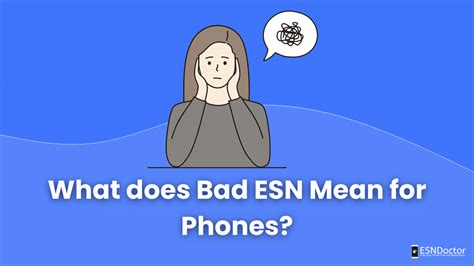 what does bad esn mean.